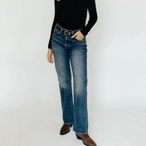NEW NILI LOTAN women's mitchell jeans in simon wash